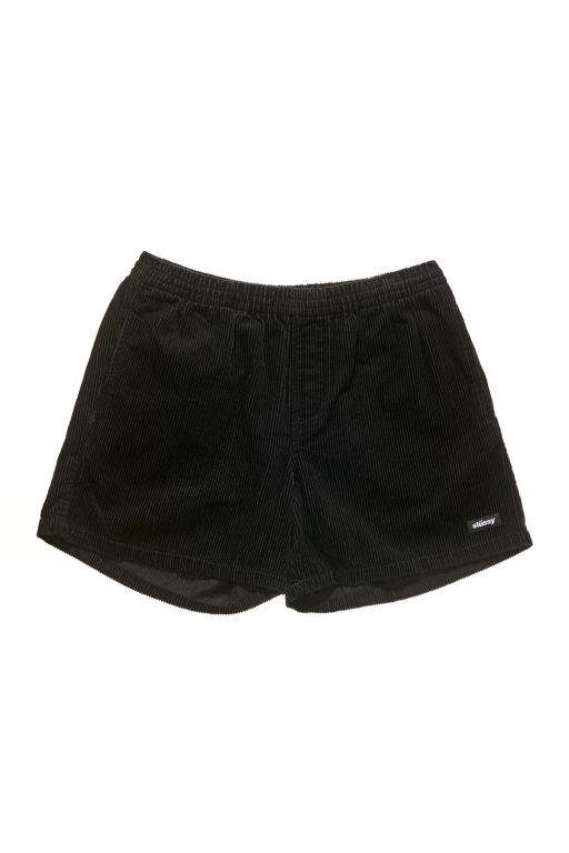 Stussy Mens Cord Big Beach Shorts Black - YUJGC9403